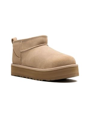 beige leather ankle-boots UGG KIDS | 1157791KSAN
